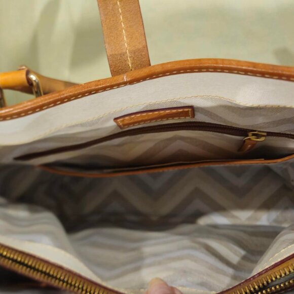 Dooney & Bourke Gray Large Shelby Shopper - Picture 8 of 16